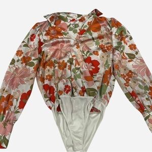 Floral Long Sleeve Bodysuit